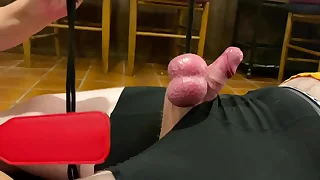 Ballbusting&period; Cbt&period; Bdsm&period; The balls pulled up&period; To watch full video check our profile