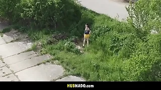 Perv guy stalking with a drone but the girl notices&excl; - Jenny Doll