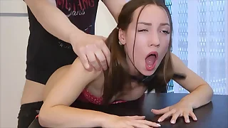 Tiny Teen Gagged&comma; Bound And Fucked ROUGH - Kate Quinn